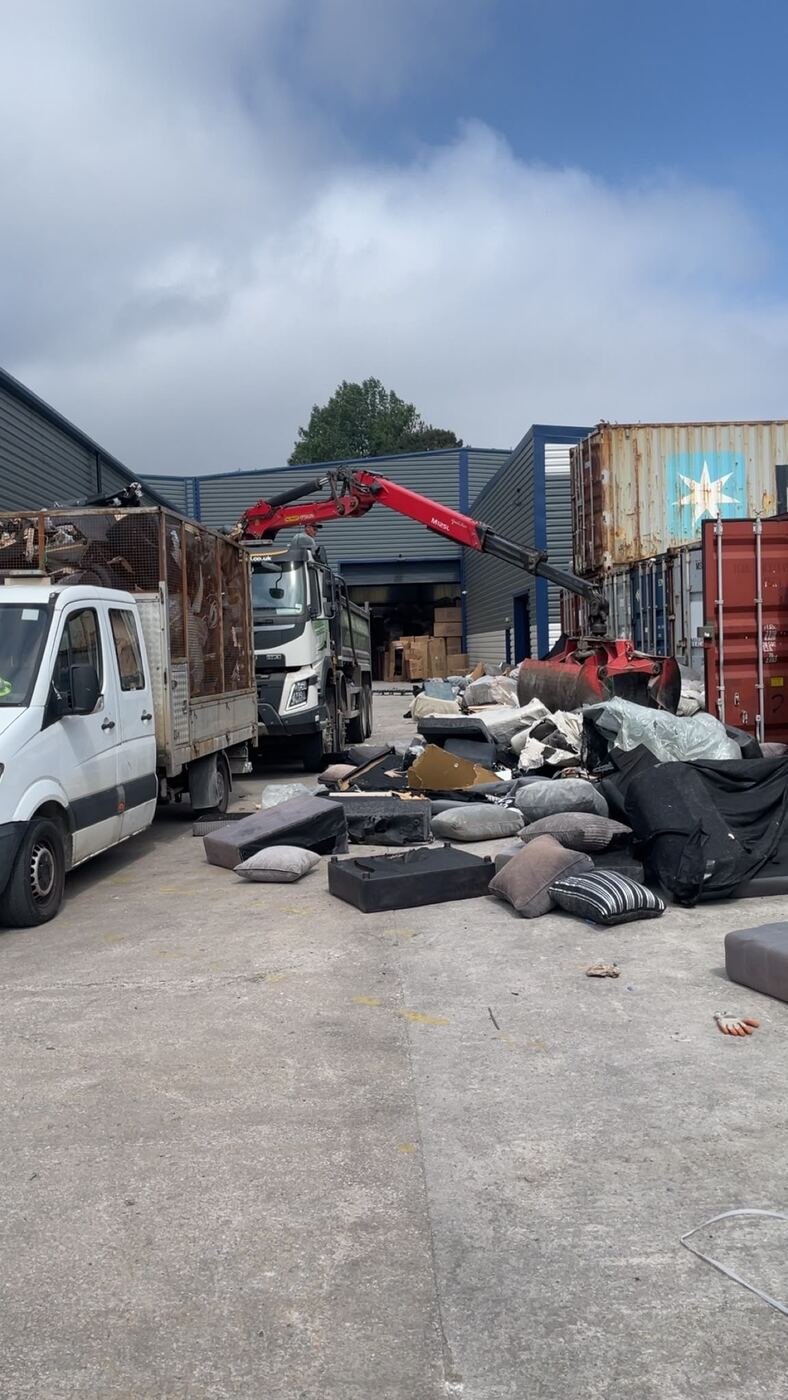Waste sorted responsibly at our depot